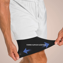 Kit 3 Shorts 2 em 1 Iron Bull Dry Masculino Corrida e Academia com Forro de Compressão